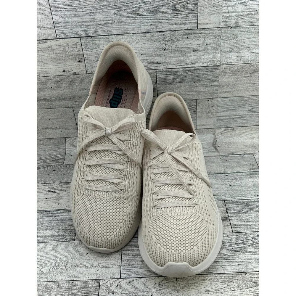 Skechers Slip-ins Ultra Flex 3.0 S Natural Beige‎ Shoes 149710 Women Size 8